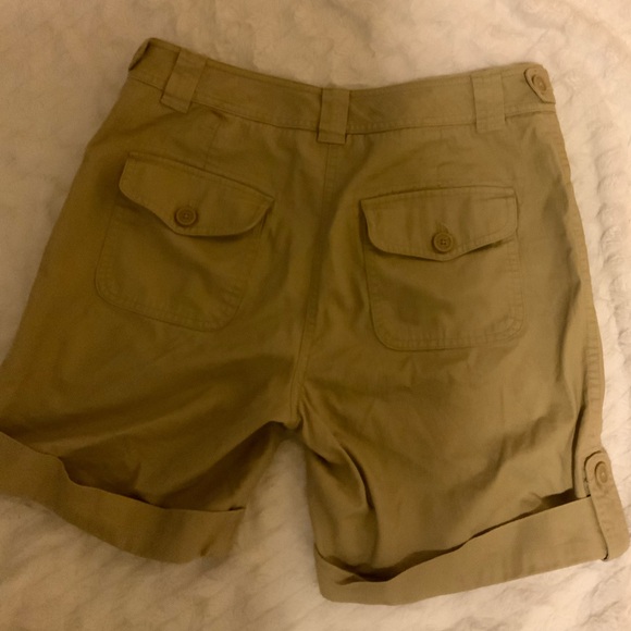 Tan Cotton Shorts - Picture 2 of 2